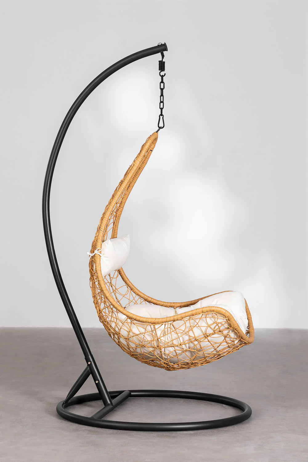 Angélica Single Seater Hanging Swing With Stand For Balcony, Garden Swing - Image 3