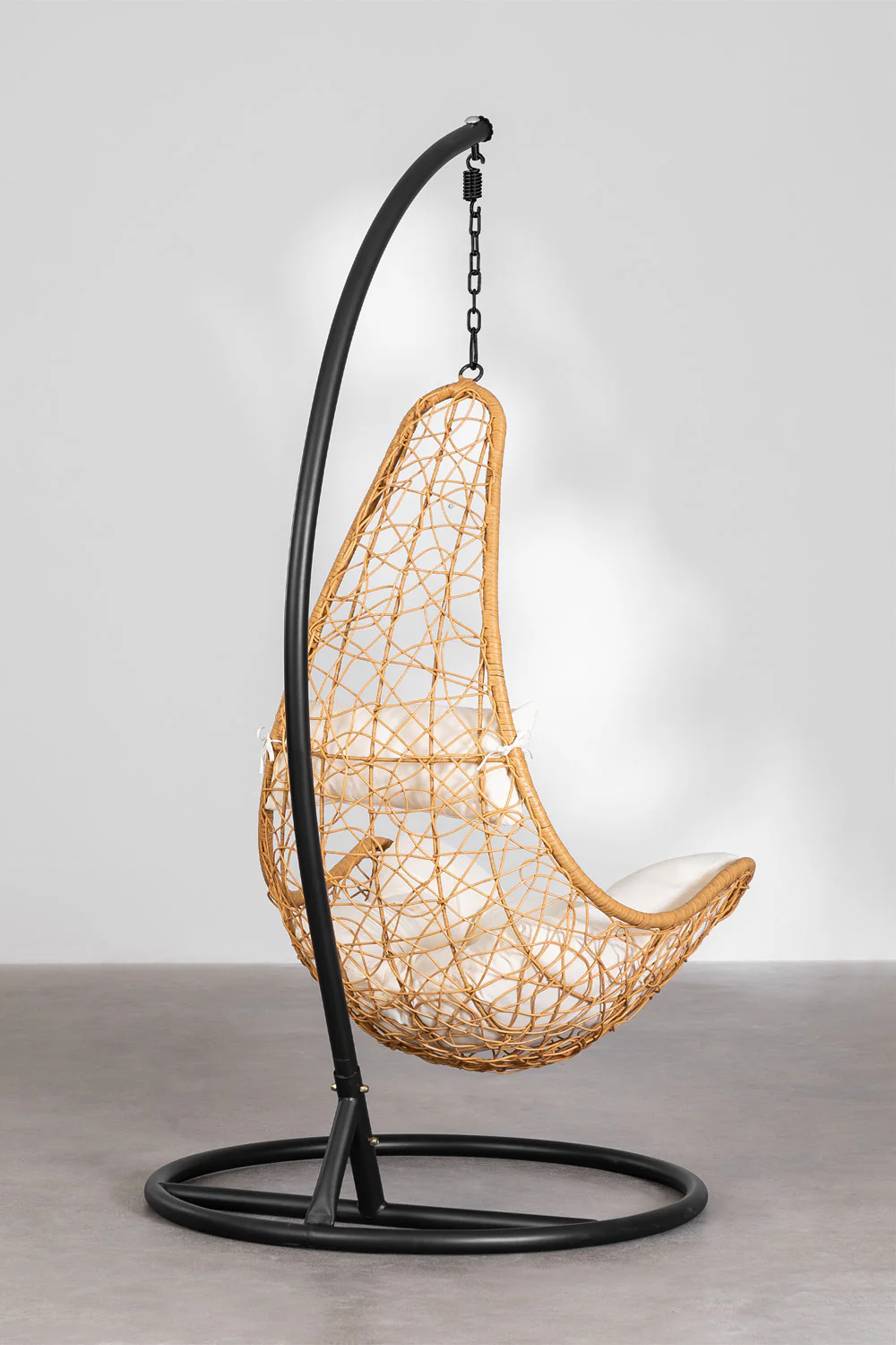 Angélica Single Seater Hanging Swing With Stand For Balcony, Garden Swing - Image 4