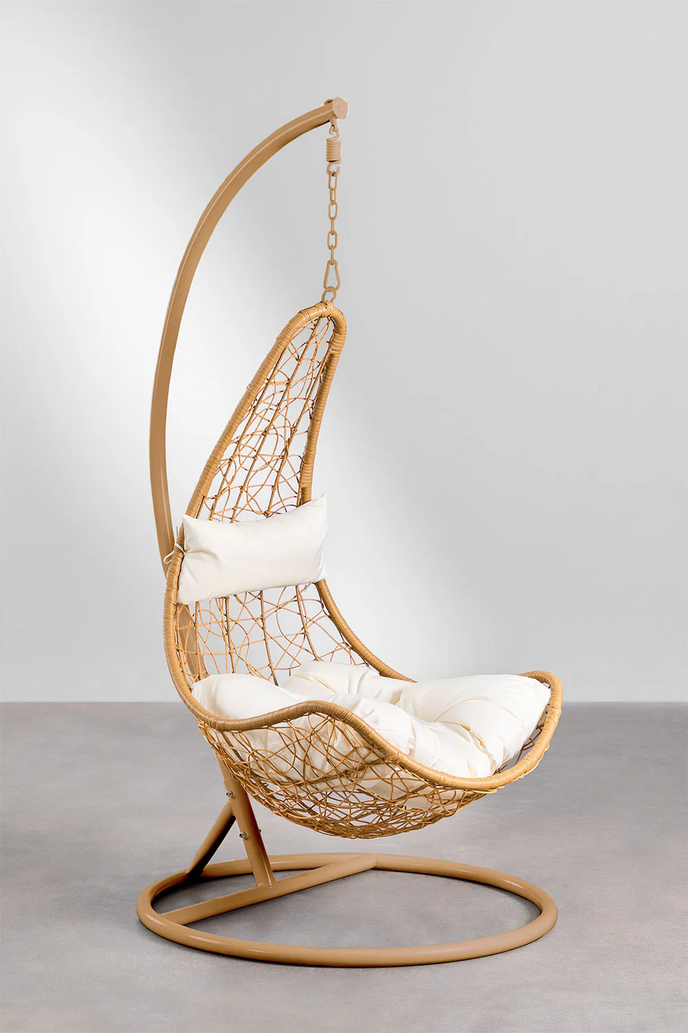 Angélica Single Seater Hanging Swing With Stand For Balcony, Garden Swing - Image 6
