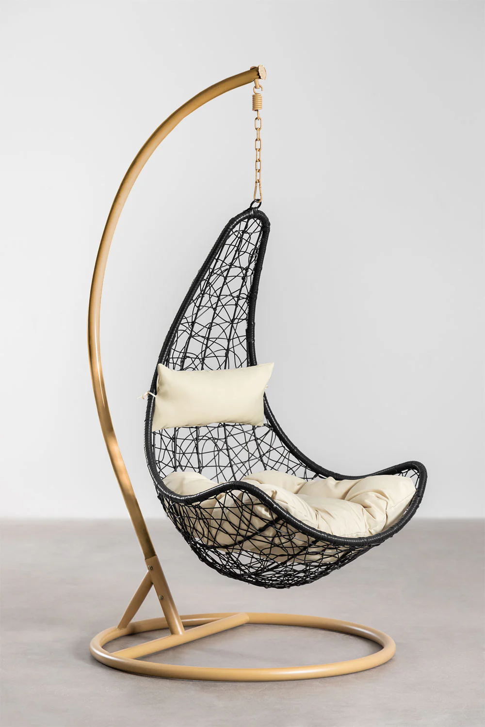 Angélica Single Seater Hanging Swing With Stand For Balcony, Garden Swing - Image 7