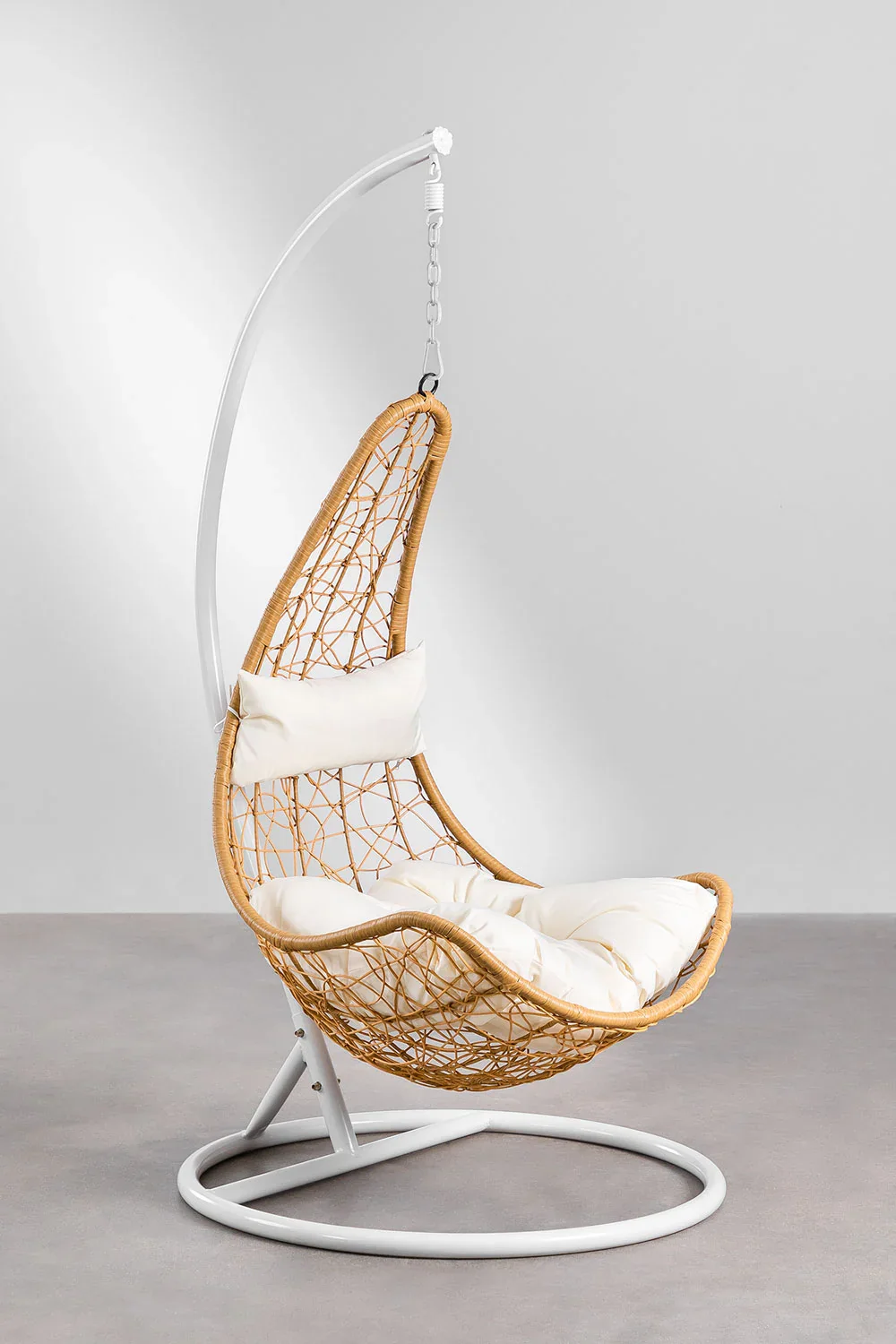 Angélica Single Seater Hanging Swing With Stand For Balcony, Garden Swing - Image 8