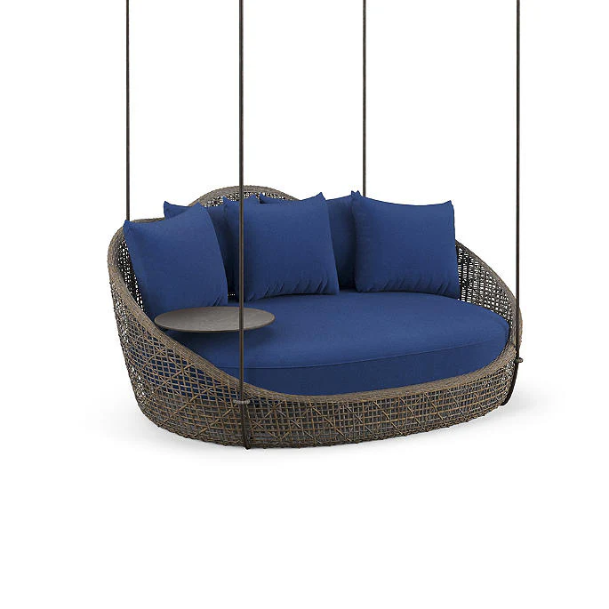 Binion Three Seater Hanging Swing Without Stand For Balcony , Garden Swing (Brown) - Image 7