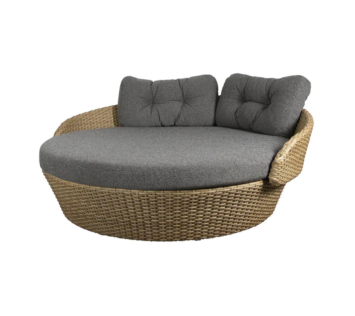 Borroni Outdoor Poolside Sunbed With Cushion Daybed (Honey Brown) - Image 4