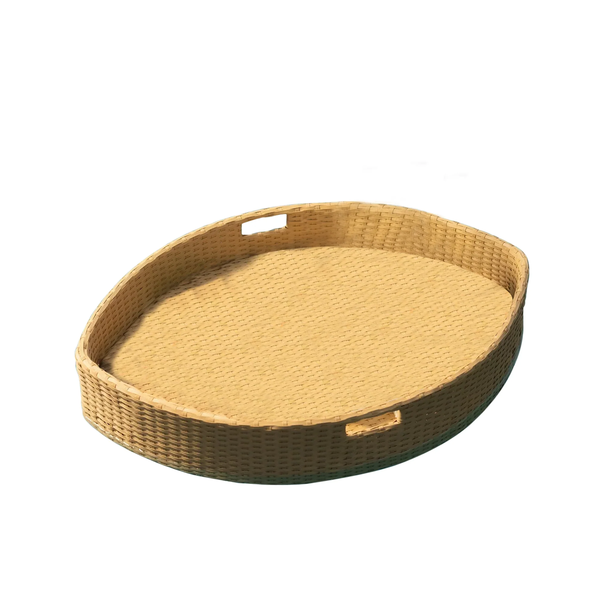 Célia Luxury Floating Serving Tray For Swimming Pool -  Honey (Boat Shape) - Image 5