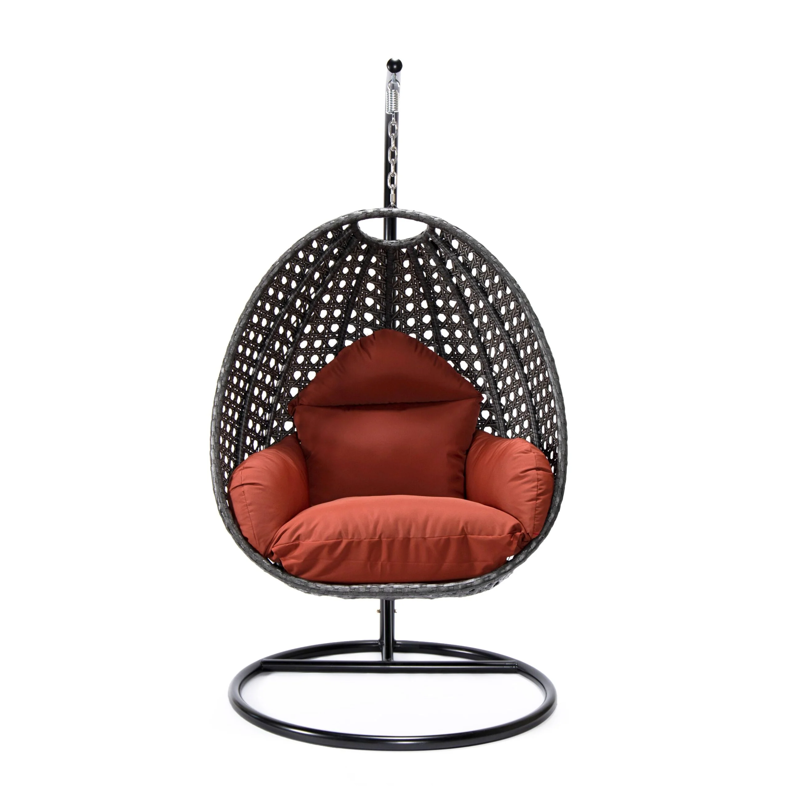 Doriano Single Seater Hanging Swing With Stand For Balcony , Garden (Drak Grey) - Image 31