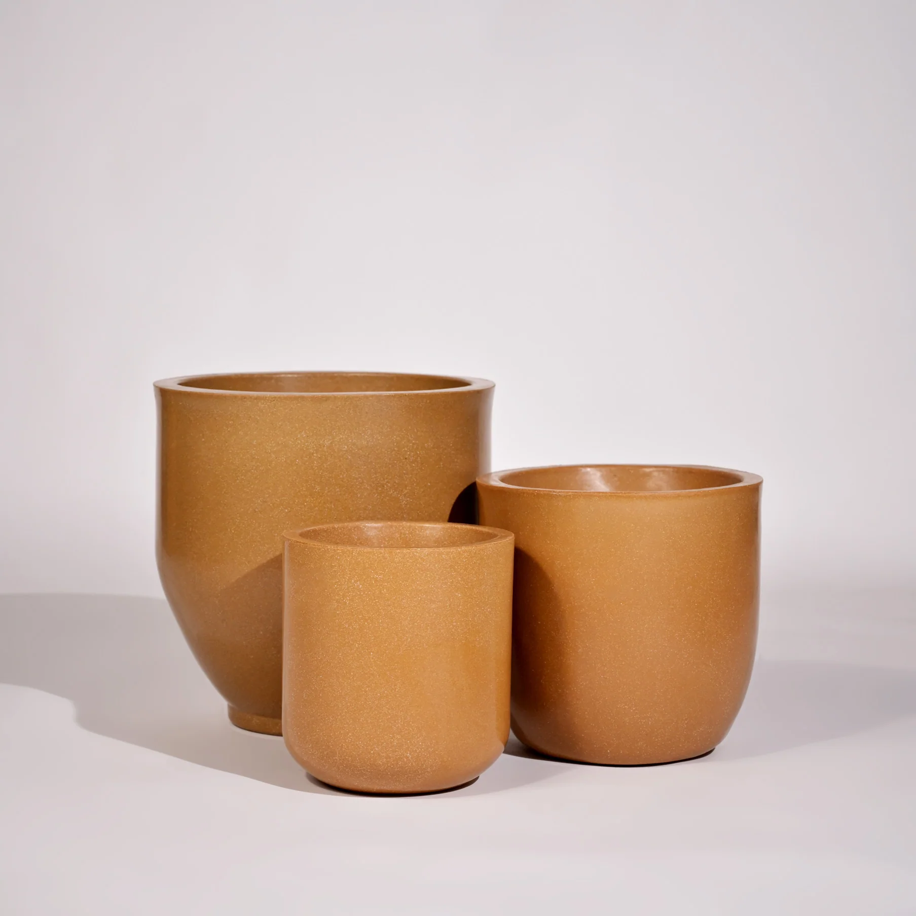 Cup Outdoor Polymer Planters For Garden, Balcony (Pair Of Large, Small And Medium) - Image 6