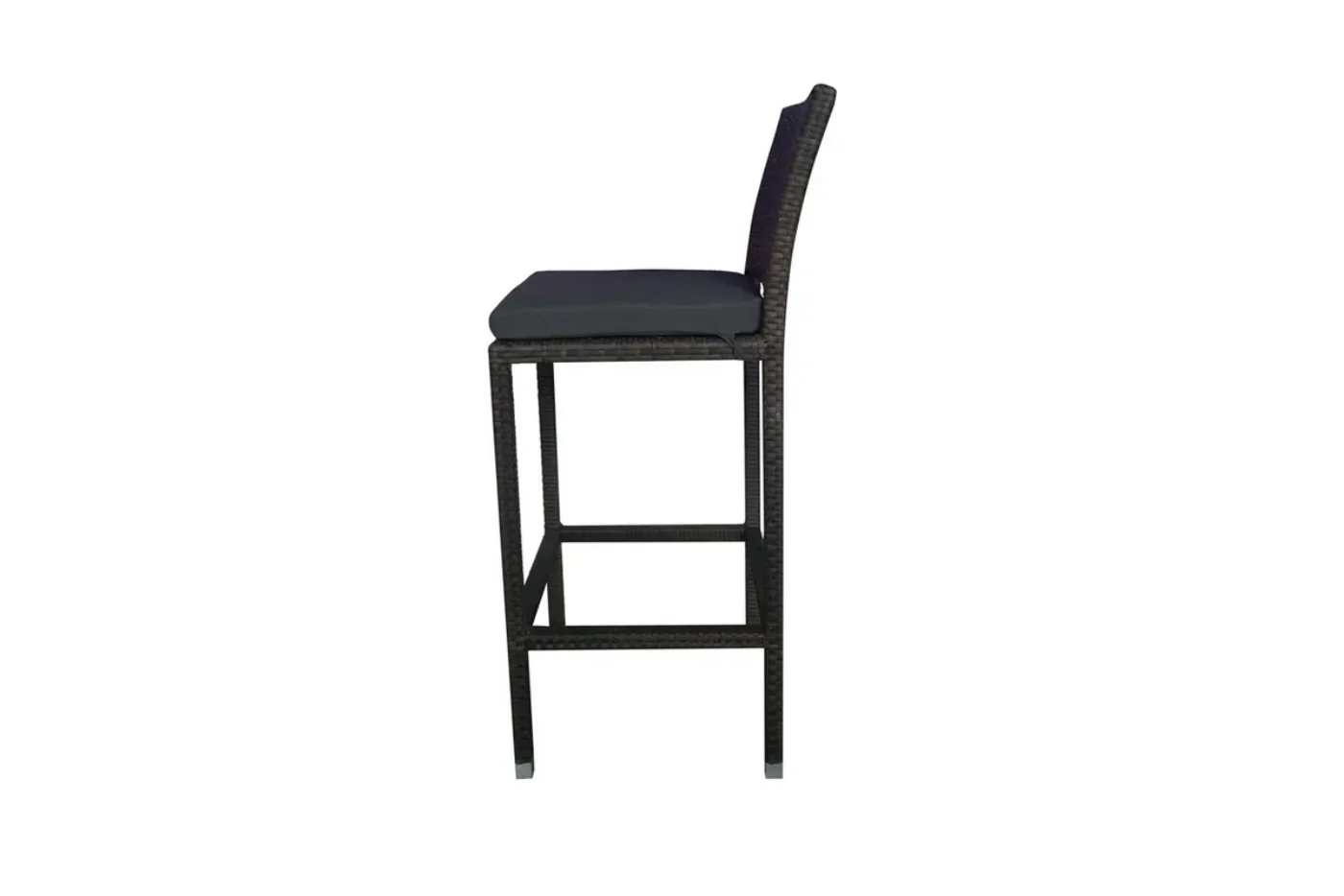 Curro Outdoor Patio Bar Set,  4 Chairs and 1 Table For Balcony (Brown) - Image 3