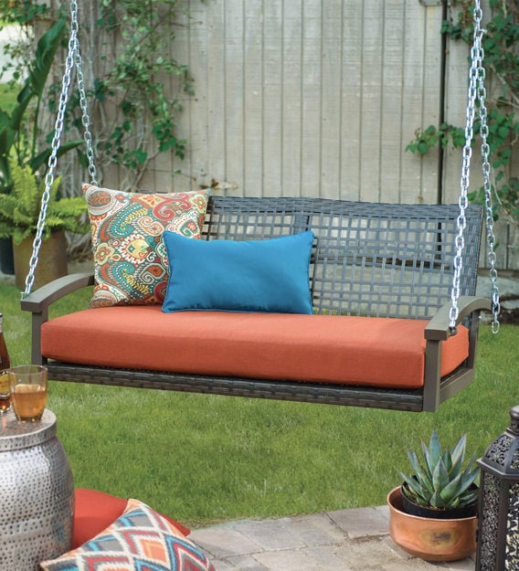 Augusto Double Seater Hanging Swing Without Stand For Balcony , Garden Swing (Dark Brown) - Image 7