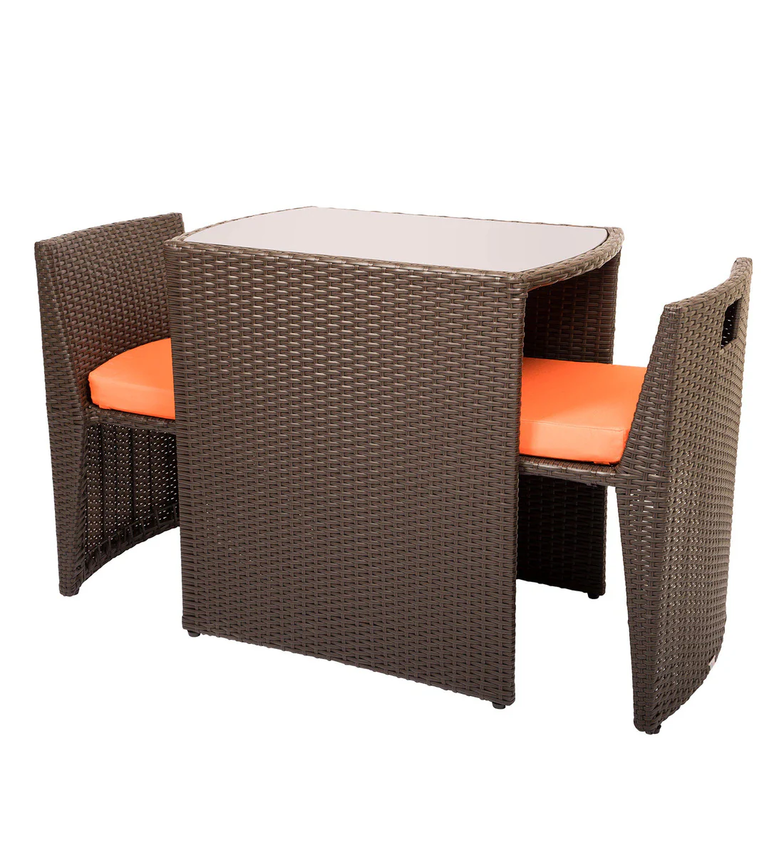 Diski Outdoor Patio Seating Set 2 Chairs and 1 Table Set - Image 3