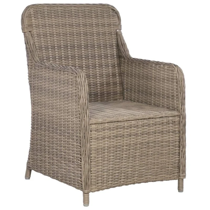 Maddy Outdoor Patio Seating Set 2 Chairs and 1 Table Set (Arabica) - Image 3