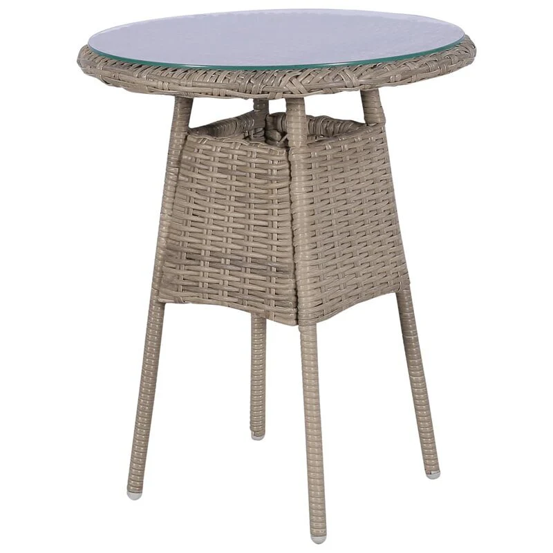Maddy Outdoor Patio Seating Set 2 Chairs and 1 Table Set (Arabica) - Image 4