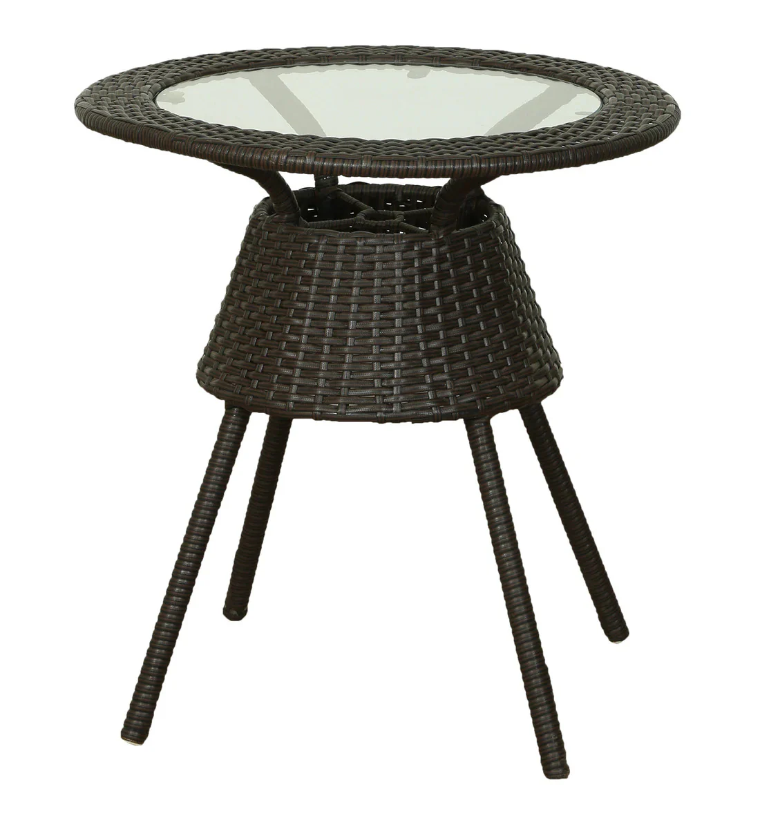 Bud Outdoor Patio Seating Set 2 Chairs and 1 Table Set - Image 4