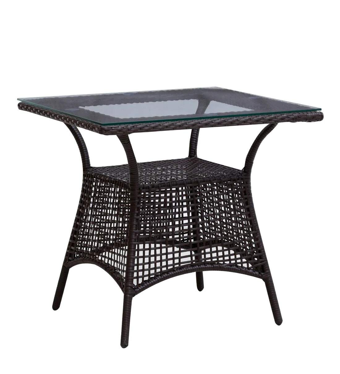 Tukur Outdoor Patio Seating Set 2 Chairs and 1 Table Set (Brown) - Image 4