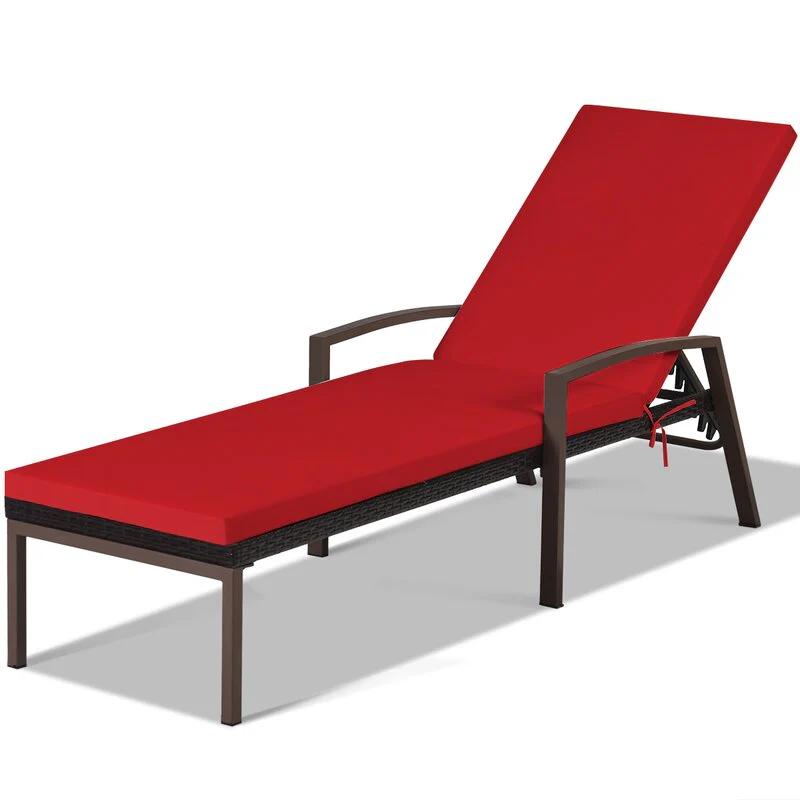 Faro Outdoor Swimming Poolside Lounger Set of 2 (Black) - Image 4