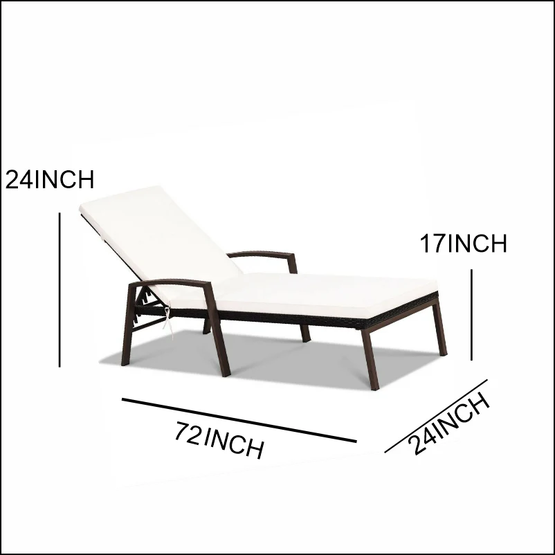 Bloom Outdoor Swimming Poolside Lounger Set of 2  (Black) - Image 4