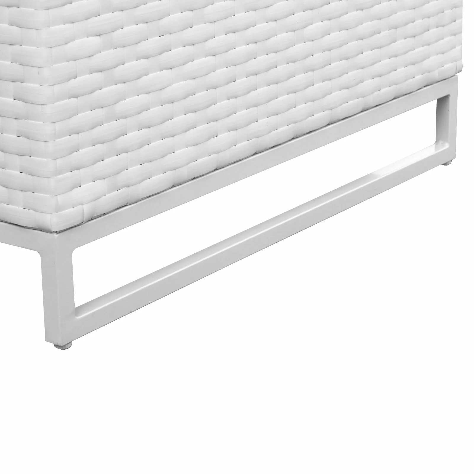 Navi Outdoor Swimming Poolside Lounger With (Set of 2 ) (White) - Image 5