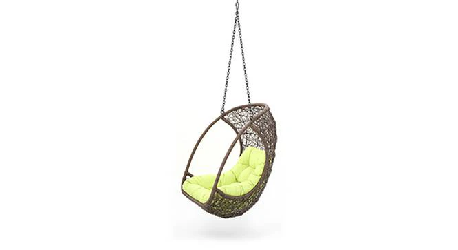 Bianchi Single Seater Hanging Swing Without Stand For Balcony , Garden Swing (Dark Brown ) - Image 3