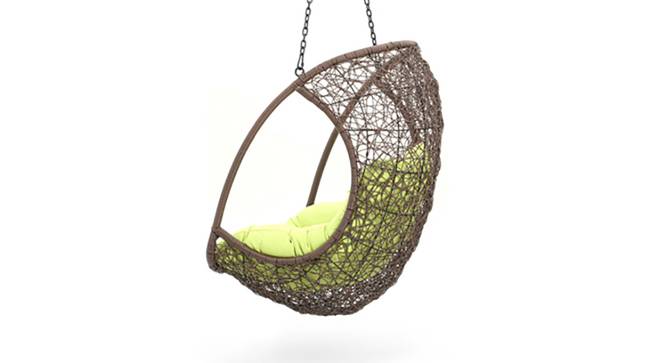 Bianchi Single Seater Hanging Swing Without Stand For Balcony , Garden Swing (Dark Brown ) - Image 6