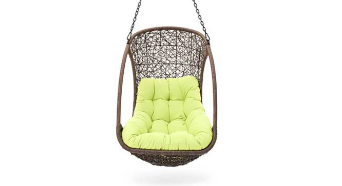 Bianchi Single Seater Hanging Swing Without Stand For Balcony , Garden Swing (Dark Brown ) - Image 8