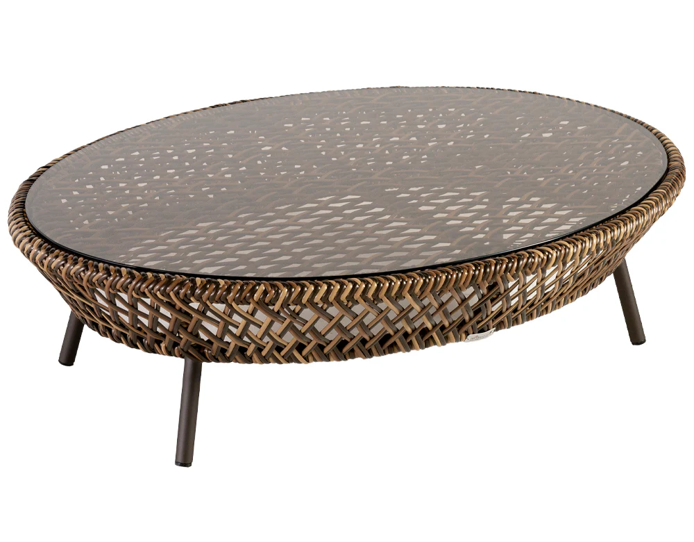 Gustavo Outdoor Sofa Set 2 Seater , 2 Single seater , 1 Side table and 1 Center Table (Brown) - Image 5