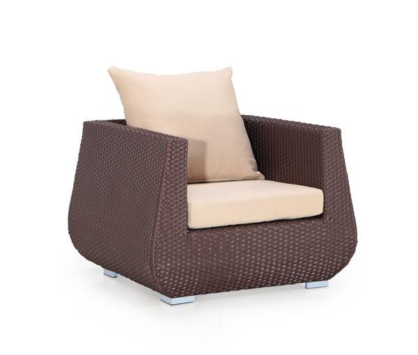 Gabriella Outdoor Sofa Set 2 Seater , 2 Single seater , 2 Side table and 1 Center Table (Brown) - Image 3