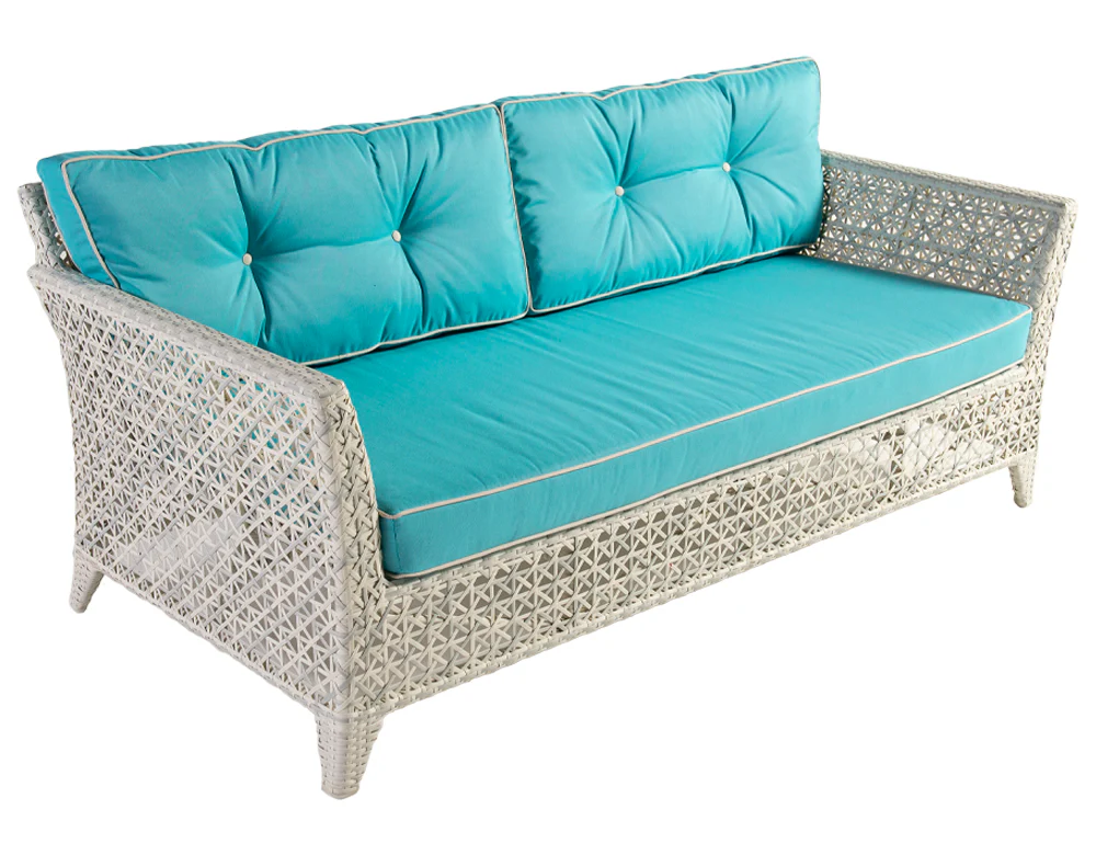 Arcuri Outdoor Sofa Set 2 Seater , 2 Single seater and 1 Center Table (White) - Image 3