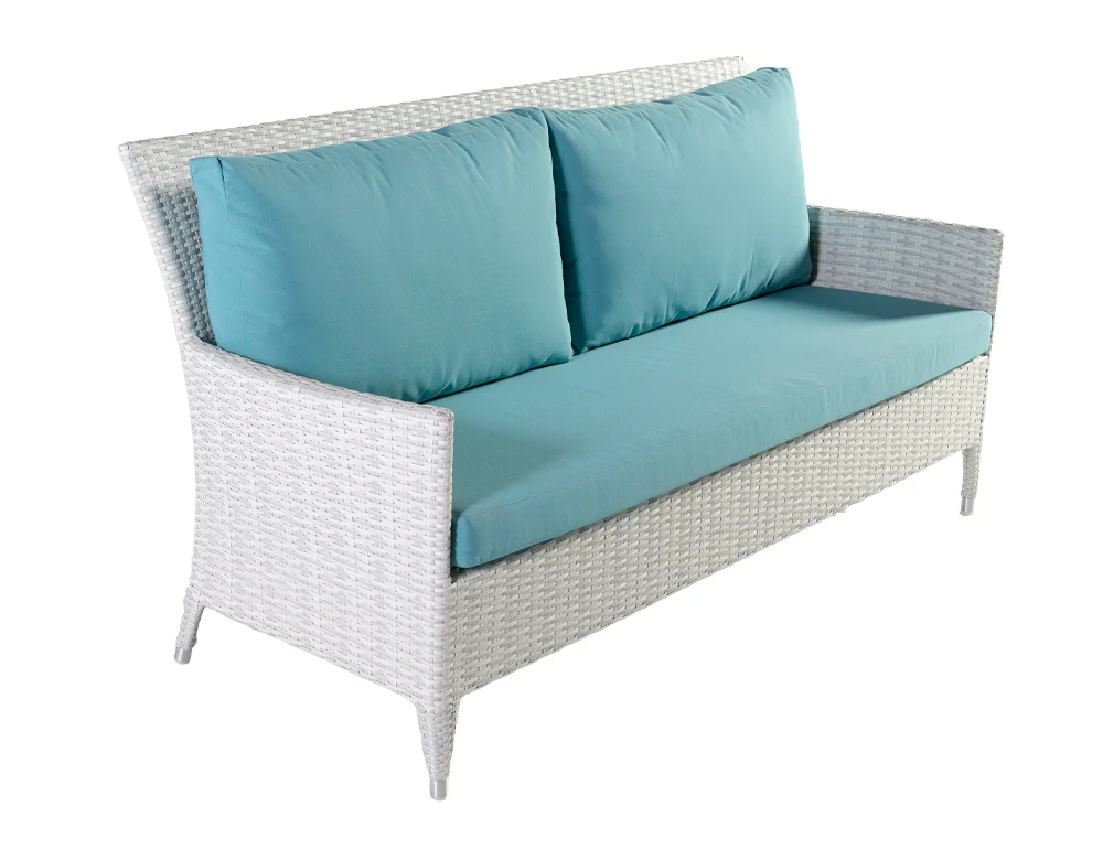 Pio Outdoor Sofa Set 2 Seater , 2 Single seater and 1 Center Table (White) - Image 3