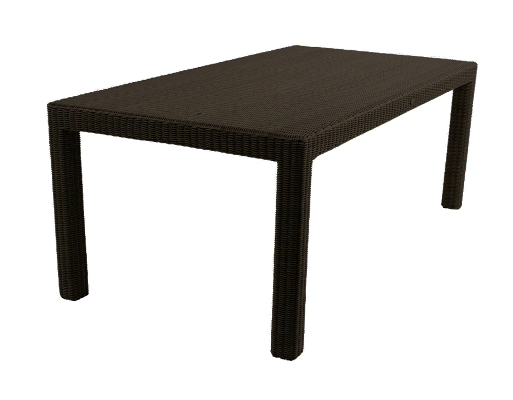 Conti Outdoor Patio Dining Set 6 Chairs and 1 Table (Dark Brown) - Image 3