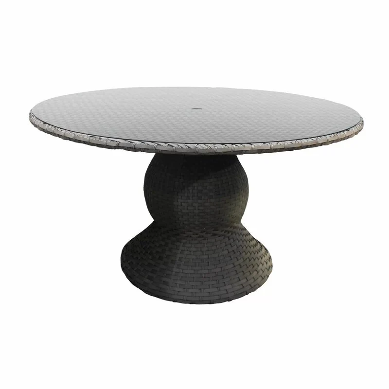Marotta Outdoor Patio Dining Set 8 Chairs and 1 Table (Silver) - Image 3