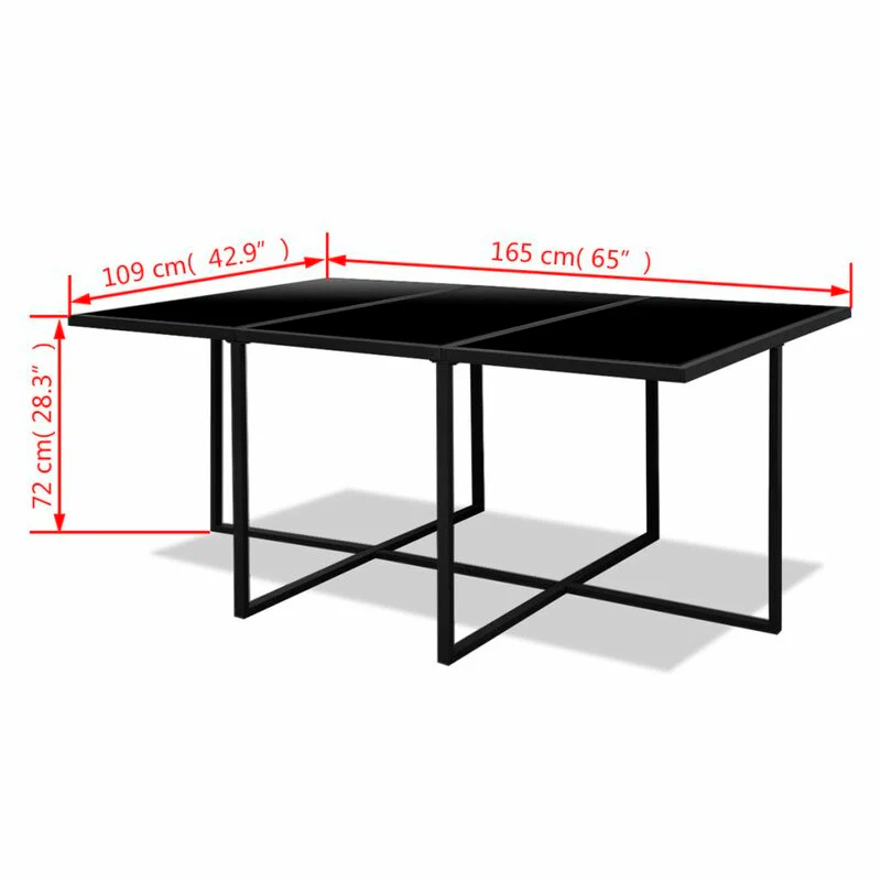 Trevisani Outdoor Patio Dining Set 6 Chairs, 4 Ottoman and 1 Table (Black) - Image 4