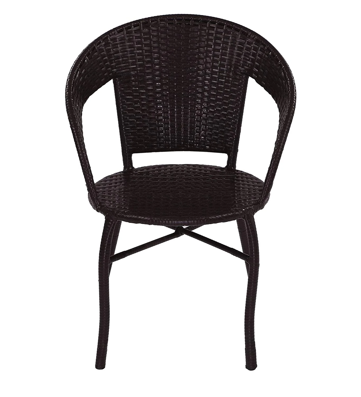 Gem Outdoor Patio Seating Set 2 Chairs and 1 Table Set (Brown) - Image 3