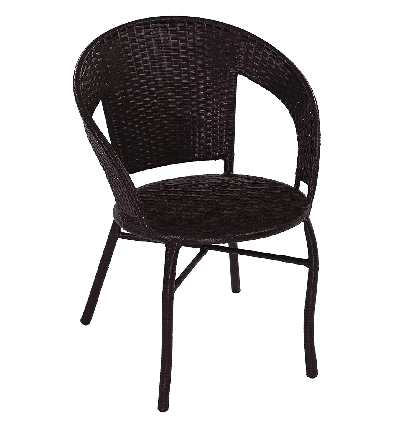 Gem Outdoor Patio Seating Set 2 Chairs and 1 Table Set (Brown) - Image 4