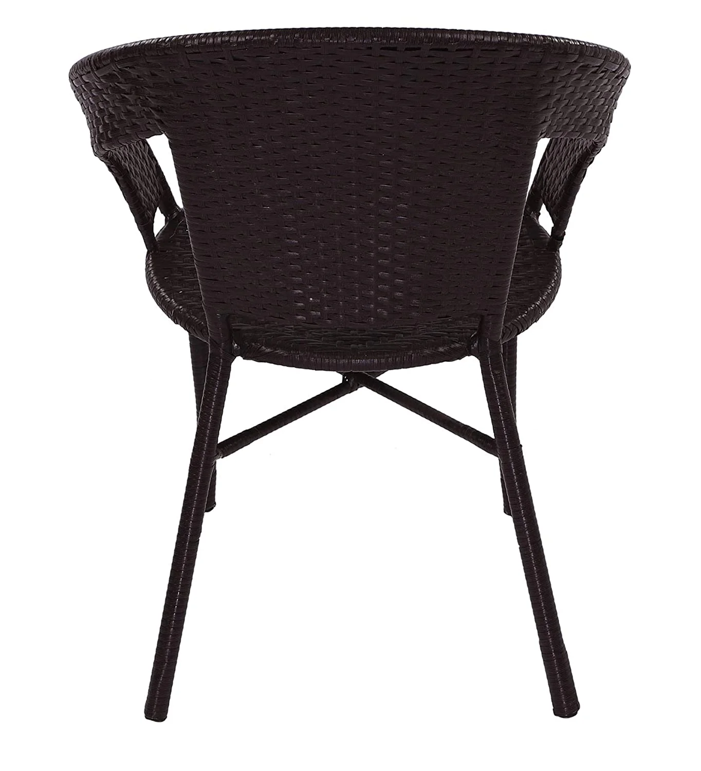 Gem Outdoor Patio Seating Set 2 Chairs and 1 Table Set (Brown) - Image 5