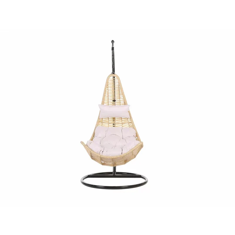 Leonzio Single Seater Hanging Swing With Stand For Balcony , Garden Swing (Gold) - Image 3
