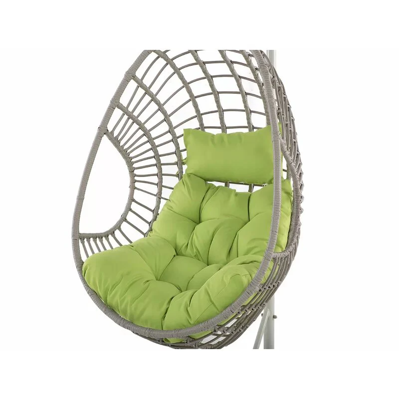 Altera Single Seater Hanging Swing With Stand For Balcony , Garden Swing (Silver) - Image 3