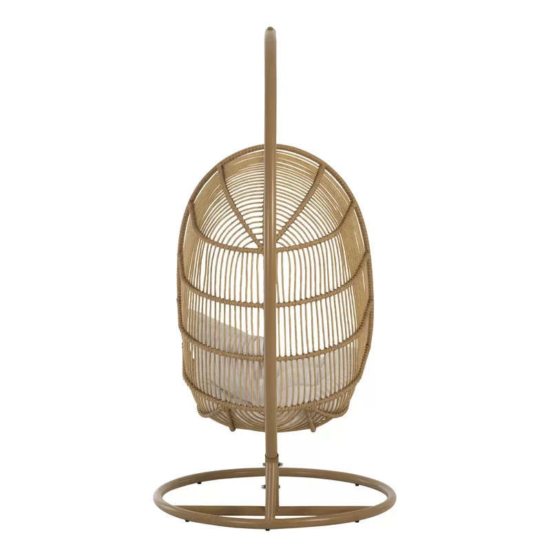 Azzolino Single Seater Hanging Swing With Stand For Balcony , Garden Swing (Honey) - Image 3