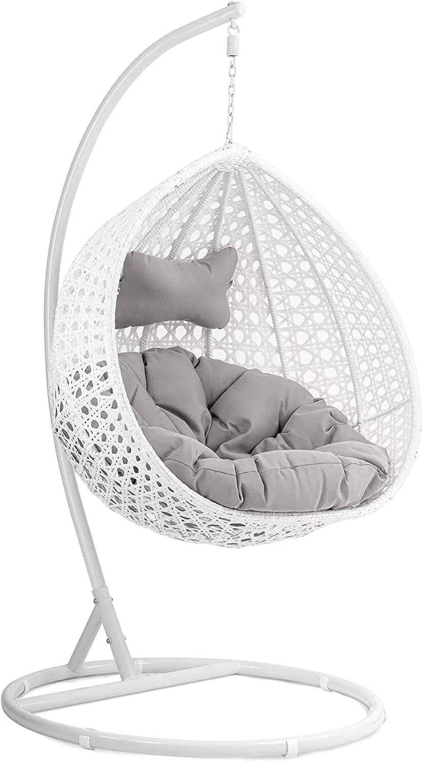 Elliott Single Seater Hanging Swing With Stand For Balcony , Garden - Image 8