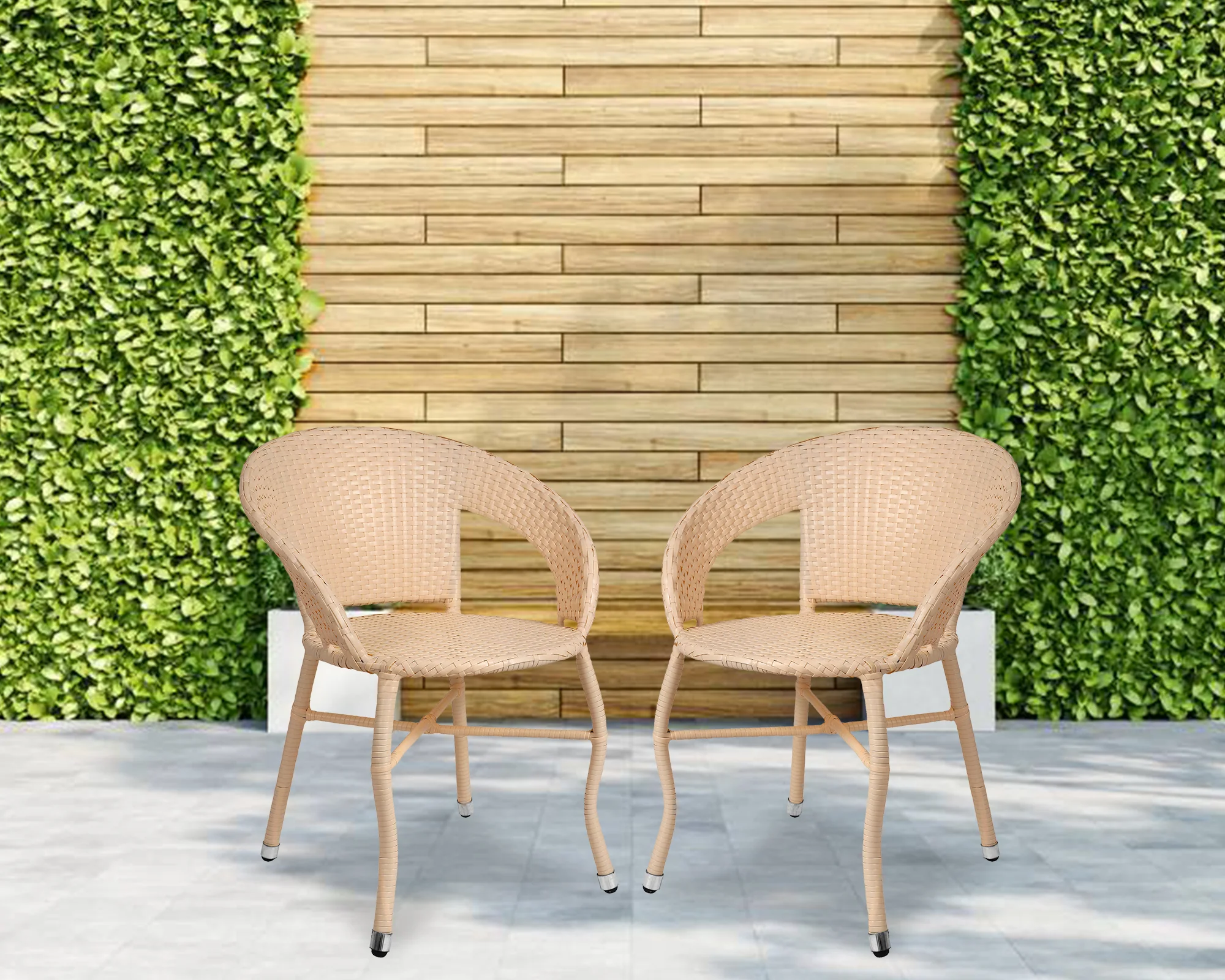 Emperor Outdoor Patio Seating Set 2 Chairs Set - Image 7