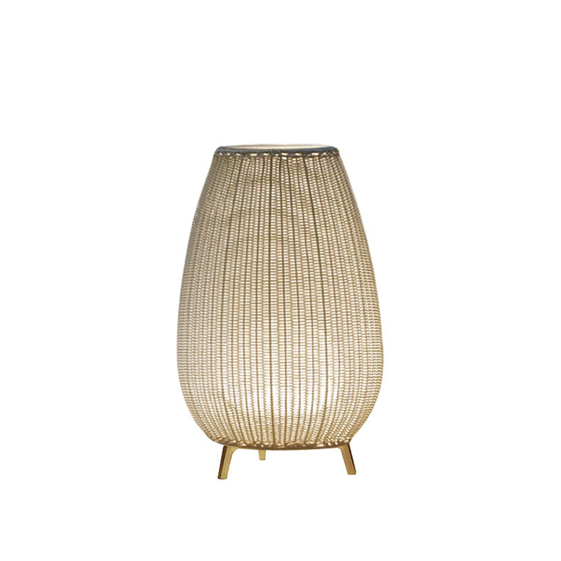 Fabel Outdoor Wicker Floor Lamp - Image 5