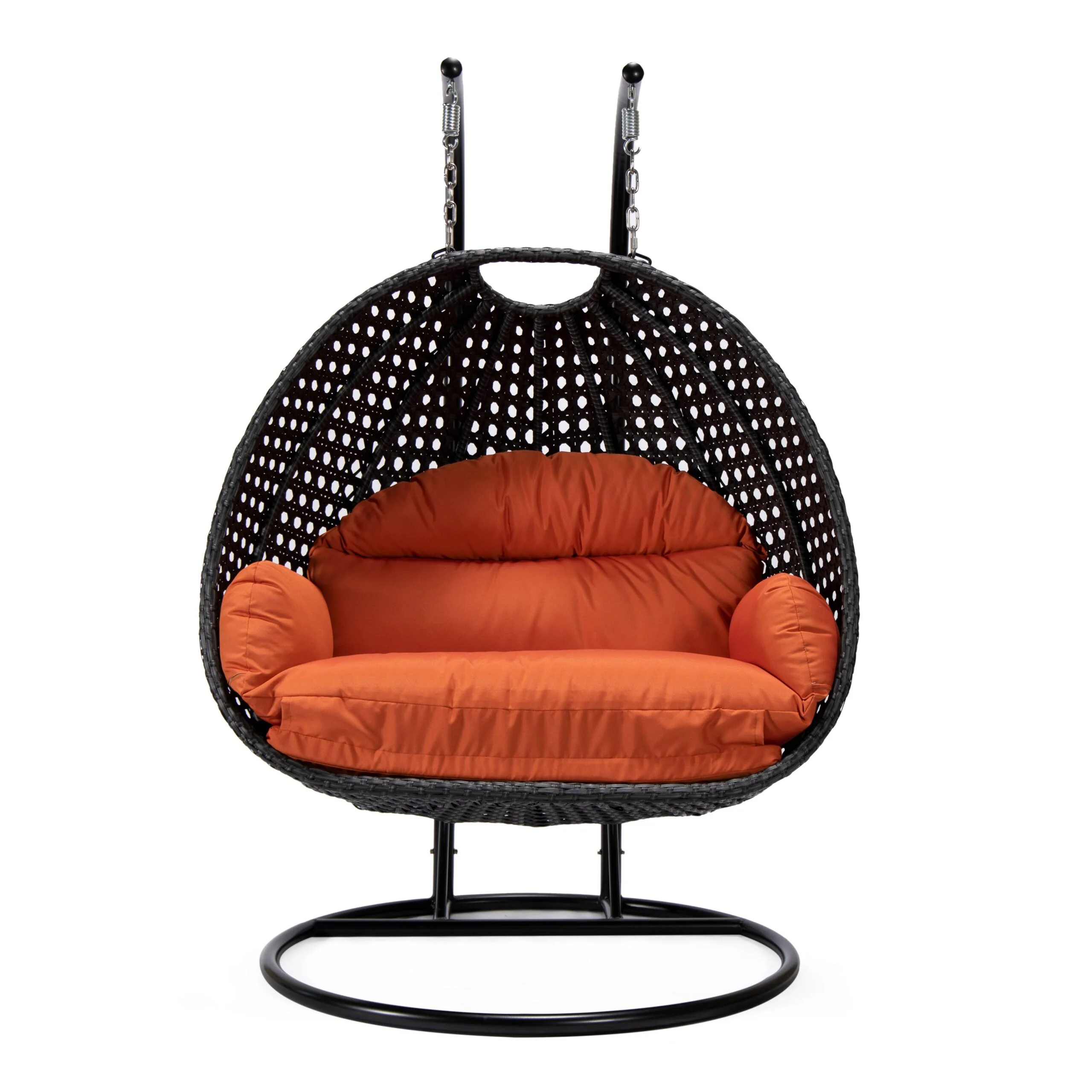 Fino Double Seater Hanging Swing With Stand For Balcony , Garden Swing (Dark Grey) - Image 102