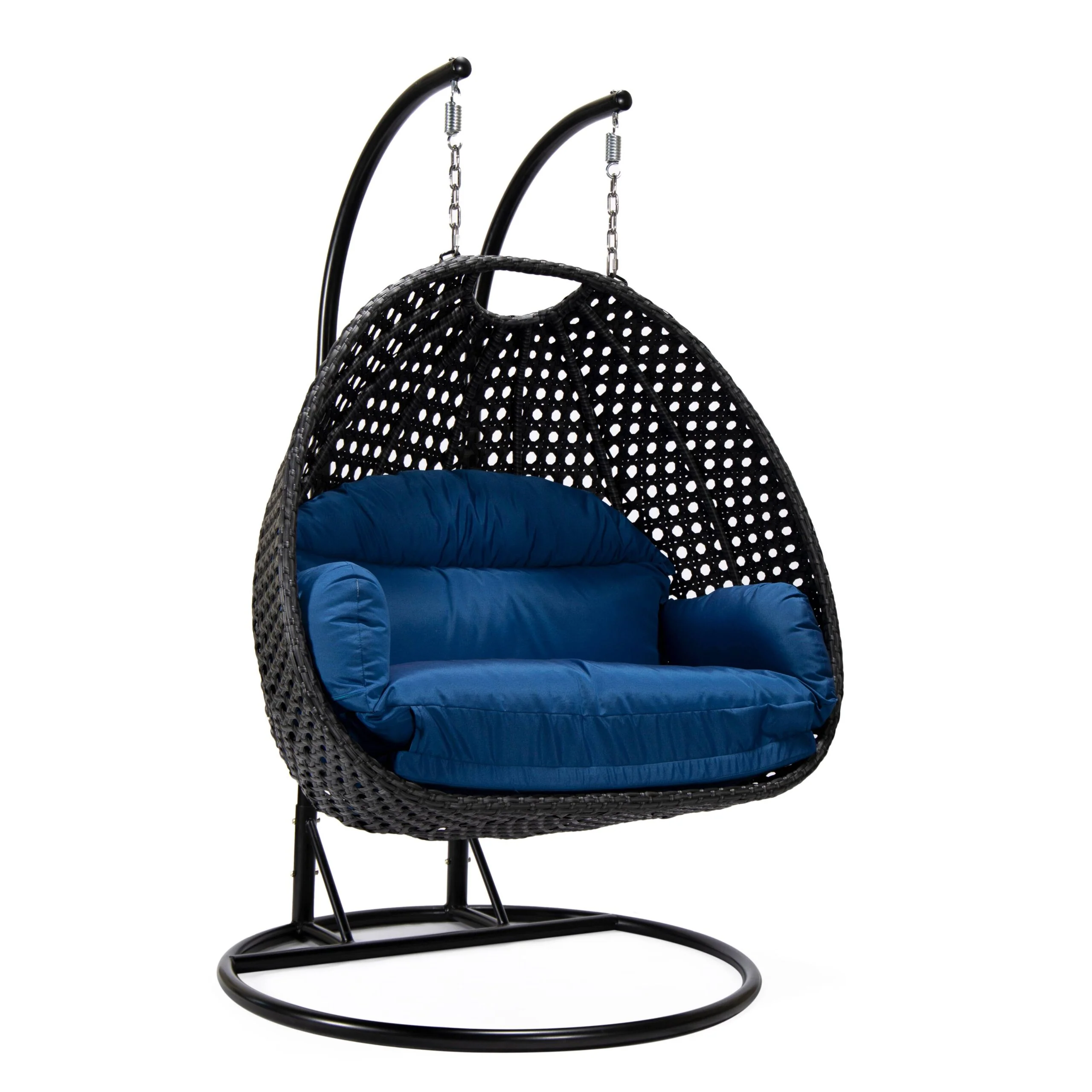 Fino Double Seater Hanging Swing With Stand For Balcony , Garden Swing (Dark Grey) - Image 22