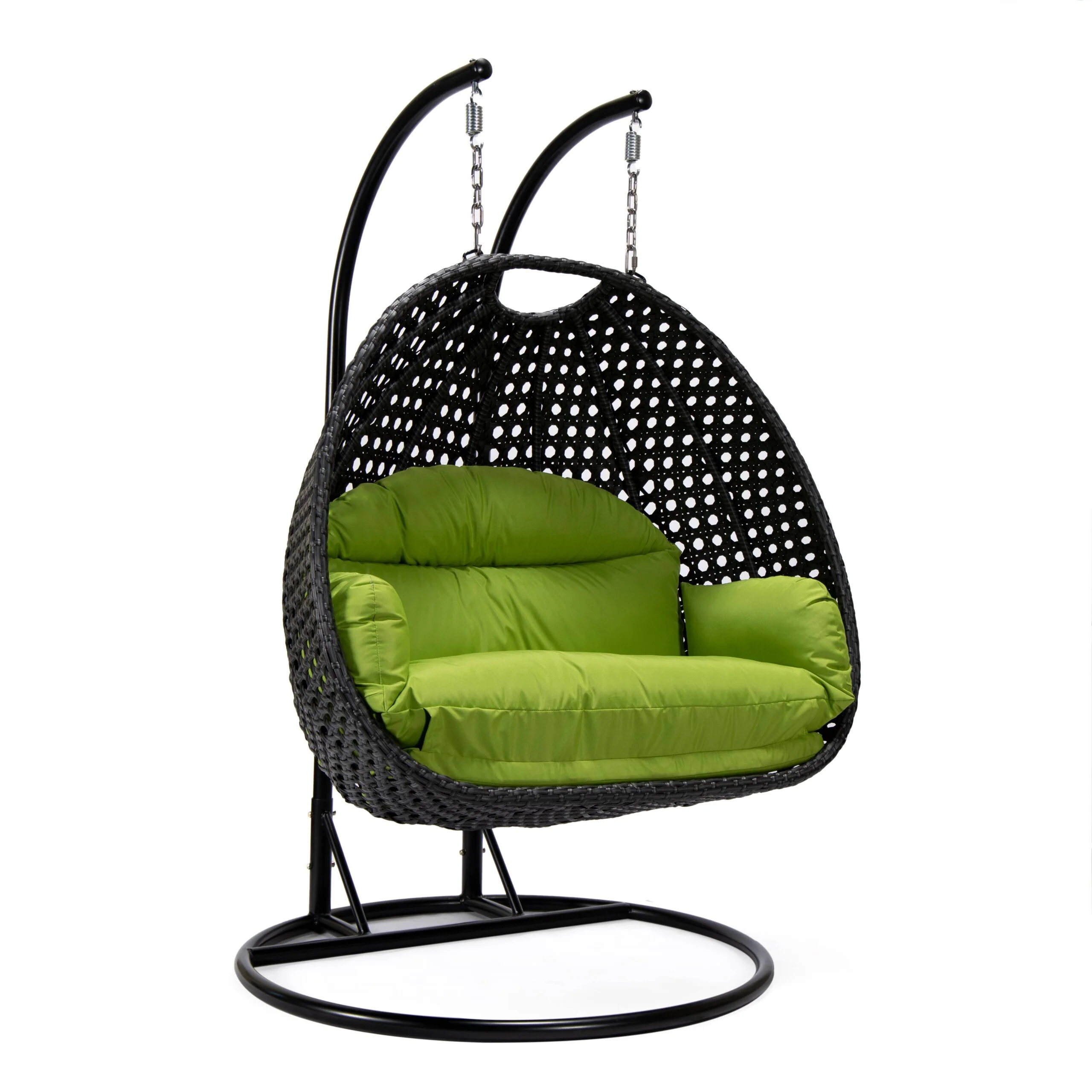 Fino Double Seater Hanging Swing With Stand For Balcony , Garden Swing (Dark Grey) - Image 82