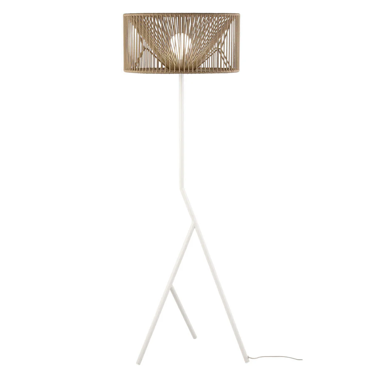 Gerde Outdoor Wicker Floor Lamp - Image 2