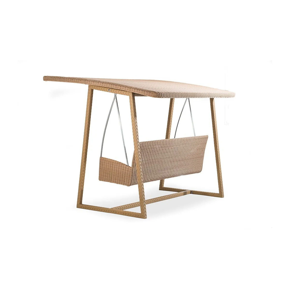 Jazz Three Seater Hanging Swing With Stand For Balcony , Garden Swing (Tan) - Image 5