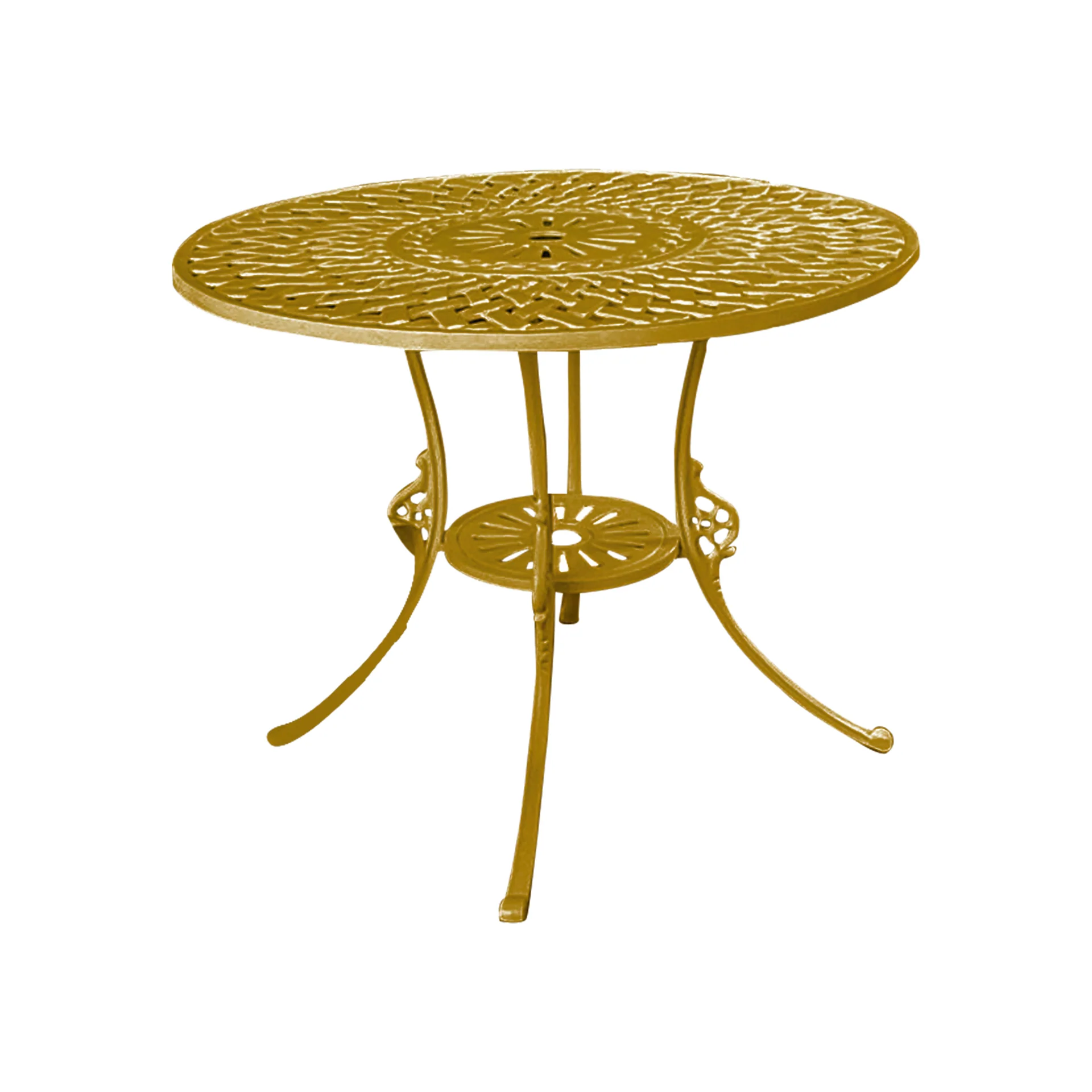 Leon Cast Aluminium Garden Patio 1 Table - Image 12