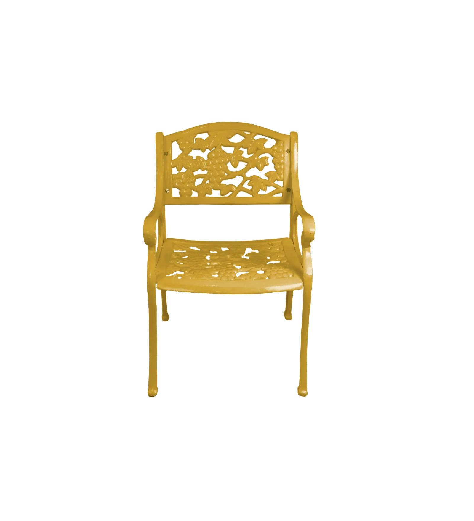 Levin Cast Aluminium Garden Patio Single Seater Chair - Image 10