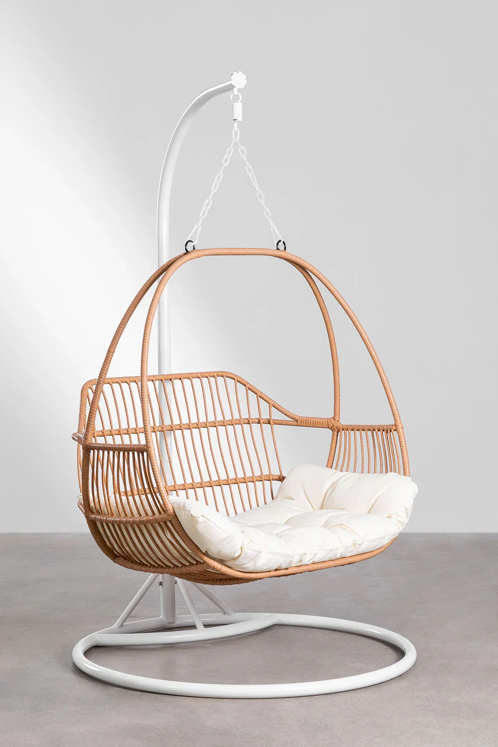 Lino Single Seater Hanging Swing With Stand For Balcony, Garden Swing - Image 7