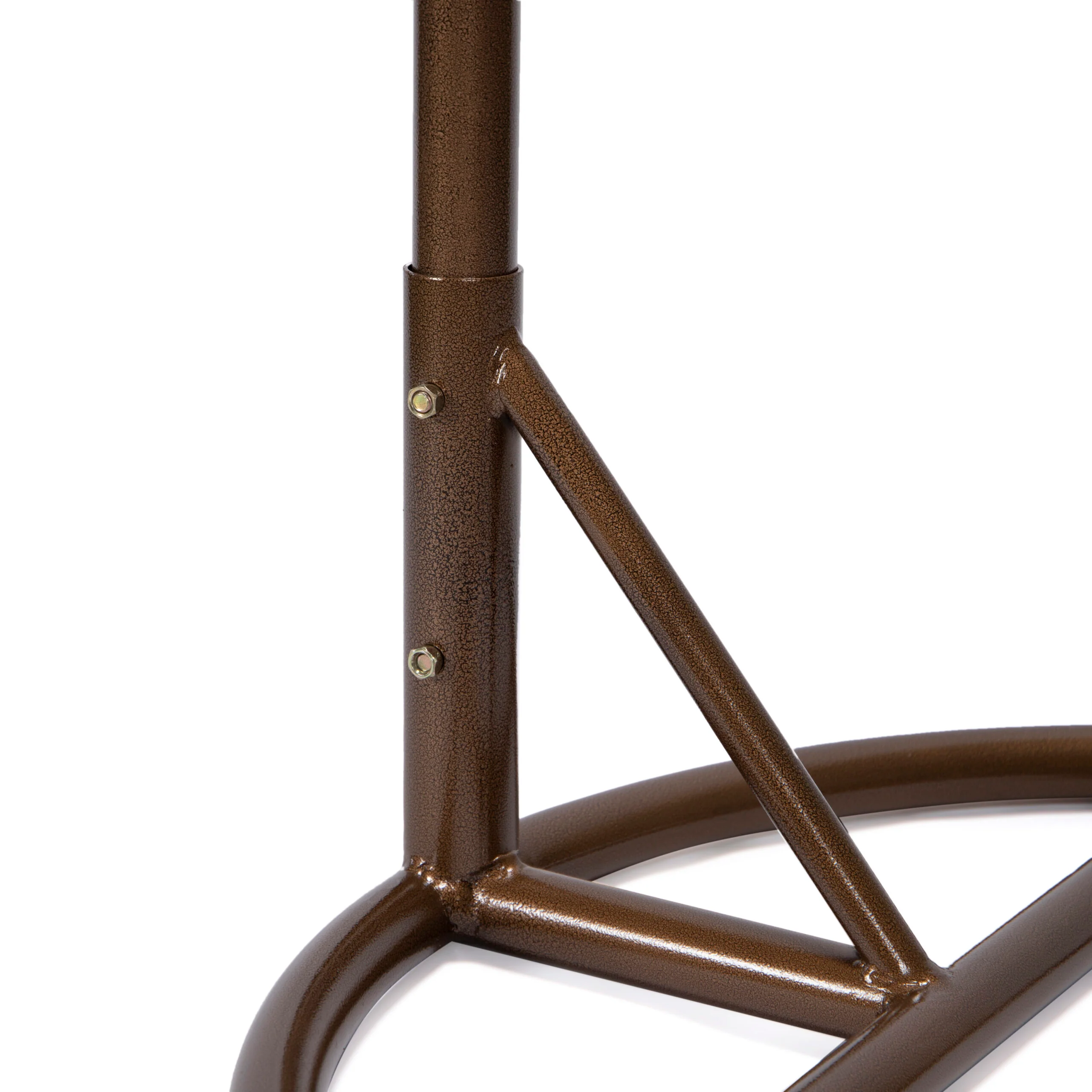 Marcello Single Seater Hanging Swing With Stand For Balcony , Garden (Brown) - Image 28