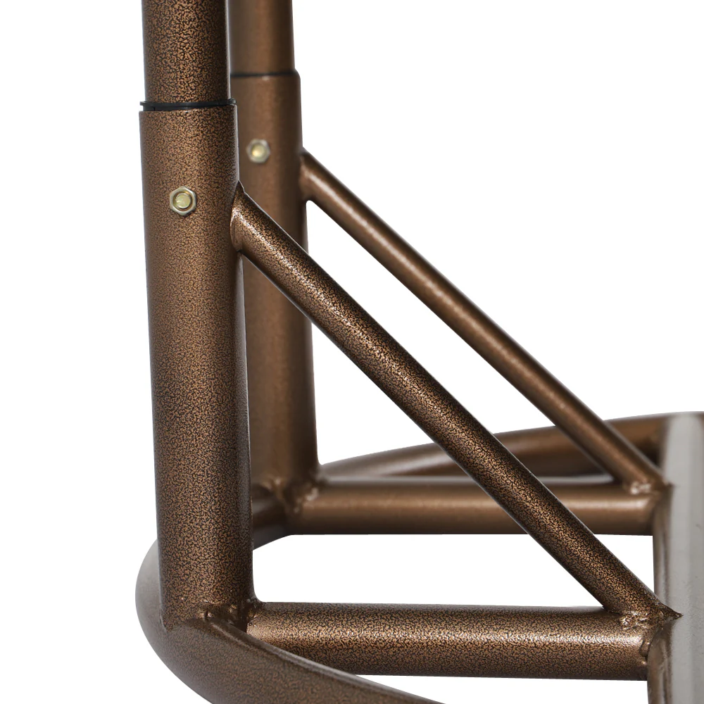 Marco Double Seater Hanging Swing With Stand For Balcony , Garden Swing (Dark Grey) - Image 6