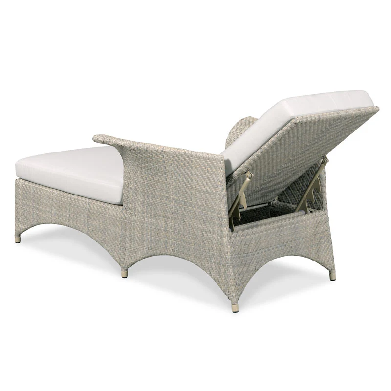 Neri Outdoor Swimming Poolside Lounger (Cream) - Image 3
